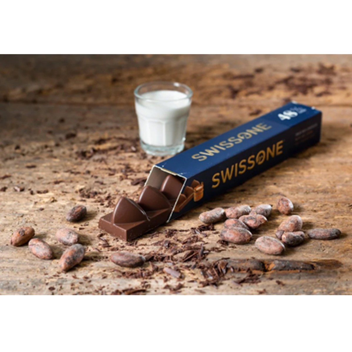 Chocolats, SWISSONE Barre Chocolat Lait 48% Swissone 100gr | Schilliger