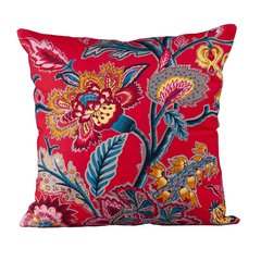 Thevenon ROMY Housse de Coussin Romy Rouge framboise 45X45