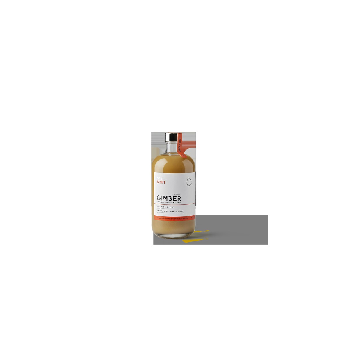 Gimber  Concentré N°2 BRUT de Gingembre BIO 500  500ml