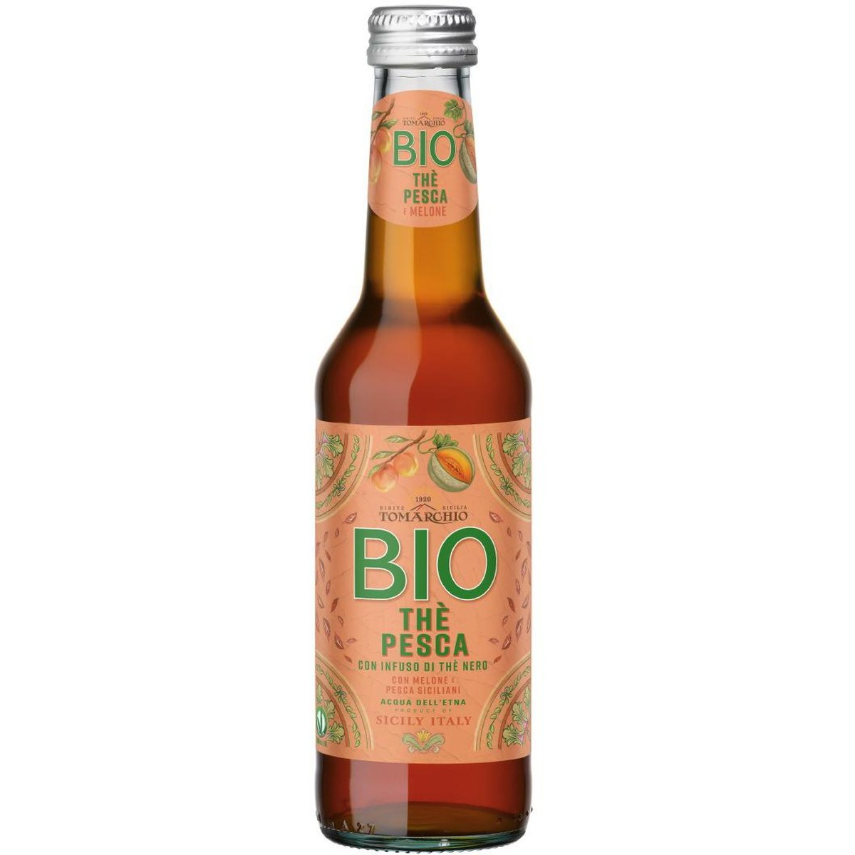  TOMARCHIO Thé Pêche - Melon Bio  275ml