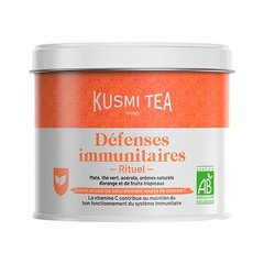 Kusmi Tea  Rituel Défenses Immunitaires Bio- Boîte métal 100gr  100gr