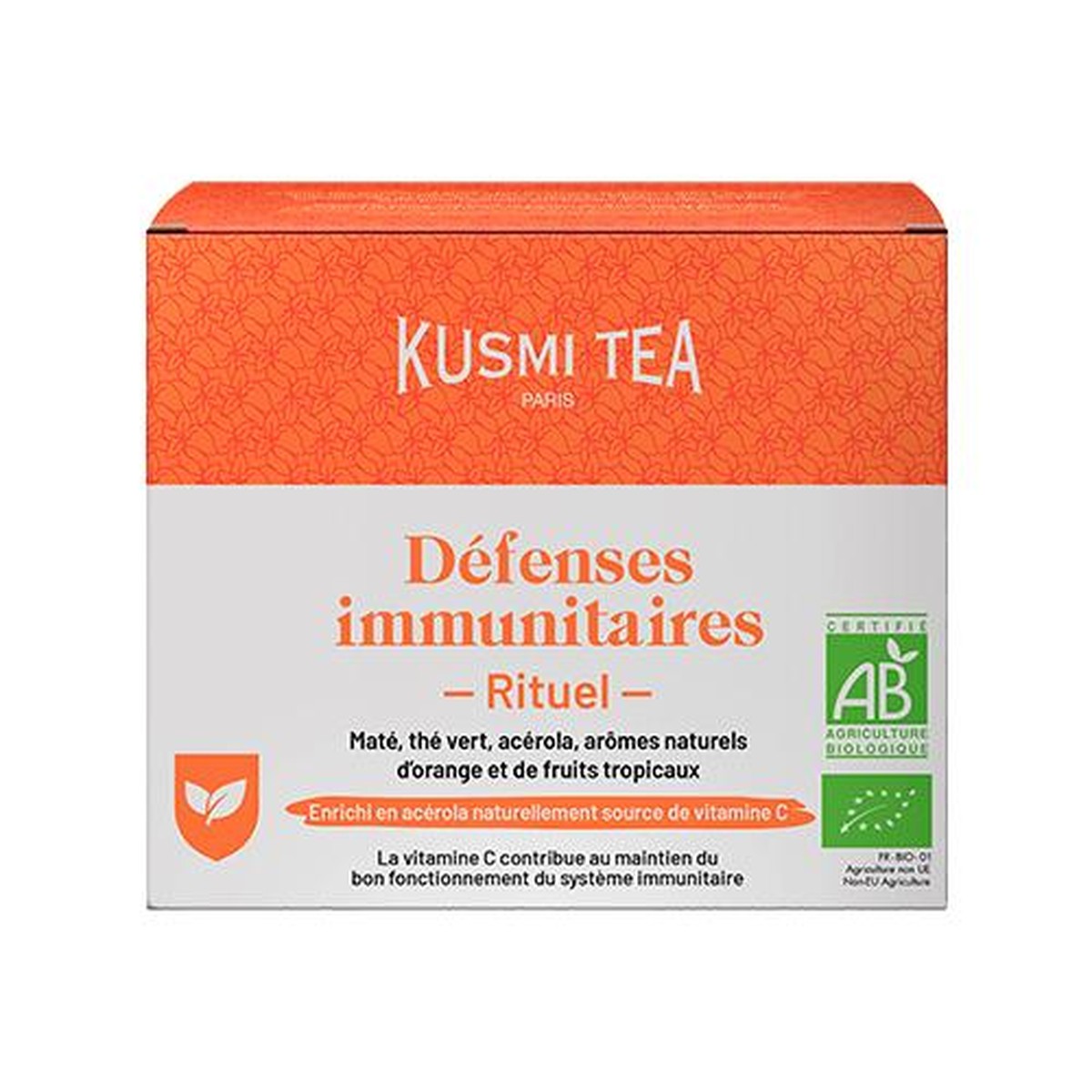 Kusmi Tea  Rituel Défenses Immunitaires Bio- Etui 18 sachets  