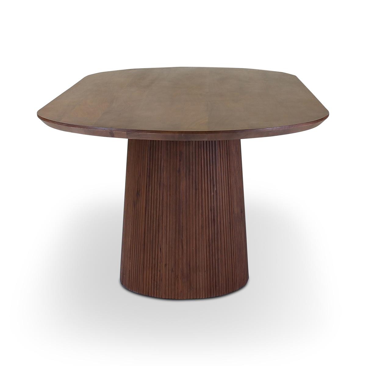 Castle Line Mendosa Table Mendosa ovale marron Brun tabac 240x110xH76cm