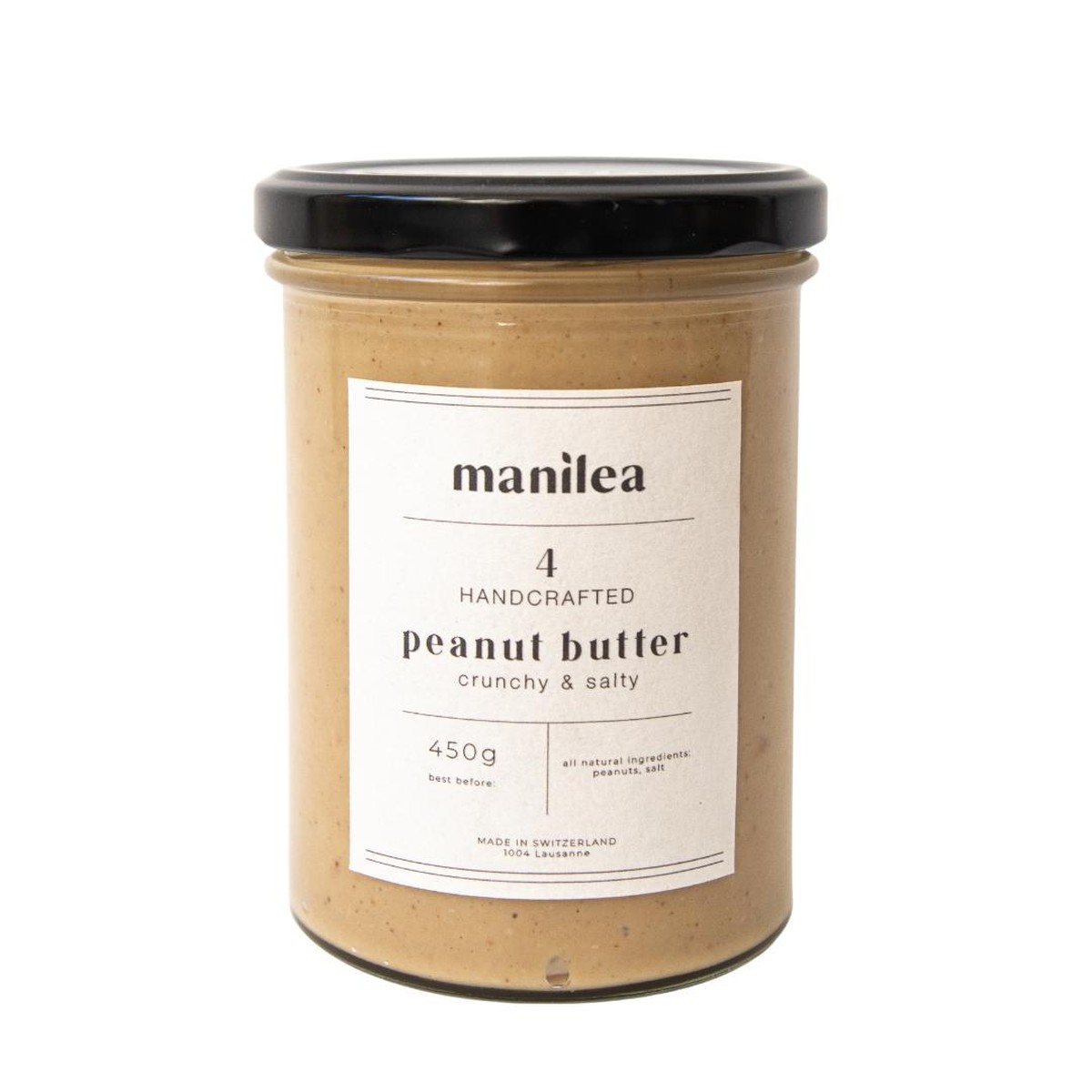  MANILEA Beurre de Cacahuètes Crunchy & Salty  450gr