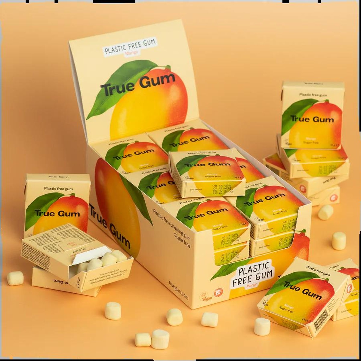  TRUE GUM Chewing-gum Mangue  21gr