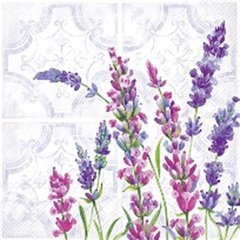 Ihr  Lunch Napkins LAVANDA lavender  33X33