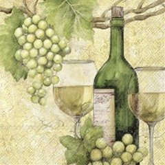 Ihr  Lunch Napkins WHITE WINE  33X33