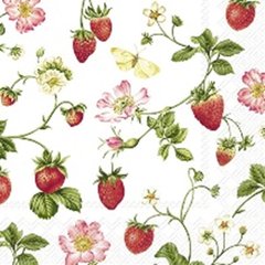 Ihr  Lunch Napkins SWEET STRAWBERRY  33X33