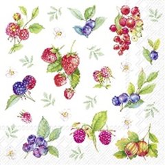 Ihr  Lunch Napkins SUMMER BERRIES  33X33