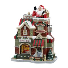 Lemax  La boutique du Père Noël  19x12.8x23.5cm