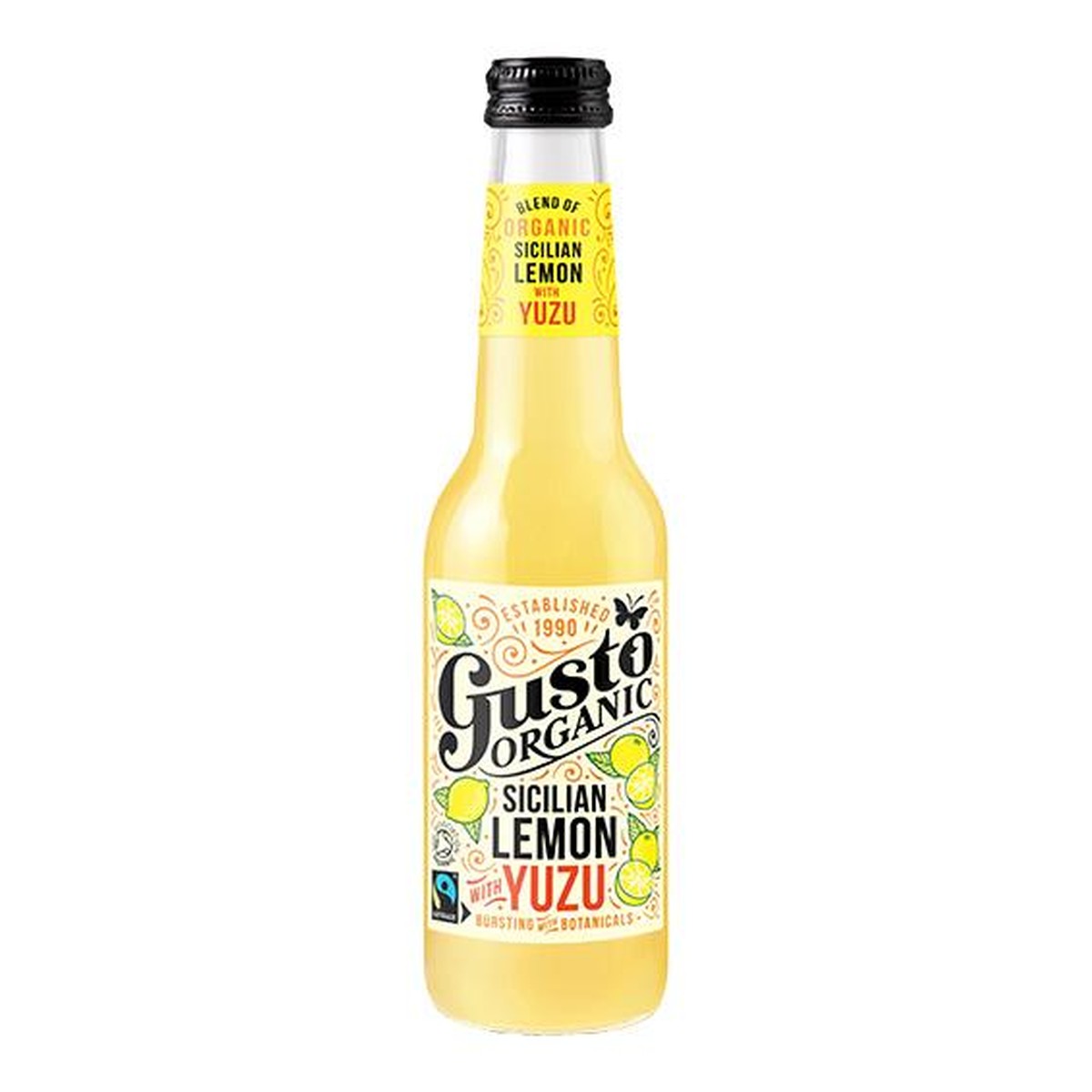  GUSTO ORGANIC Limonade Bio Citron de Sicile-Yuzu  275ml