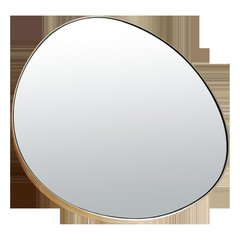   Miroir fin doré 47x43cm  47x43cm