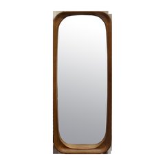   Miroir arrondi bois brun 50x122cm  50x122cm