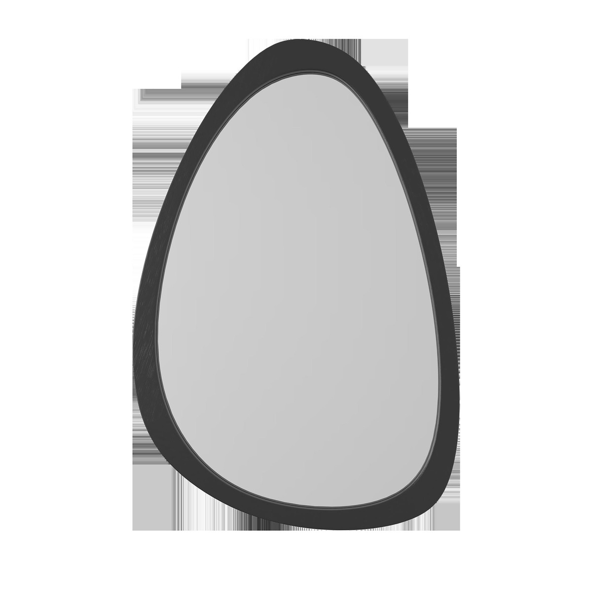   Miroir organique bois noir 40x60cm  40x60cm