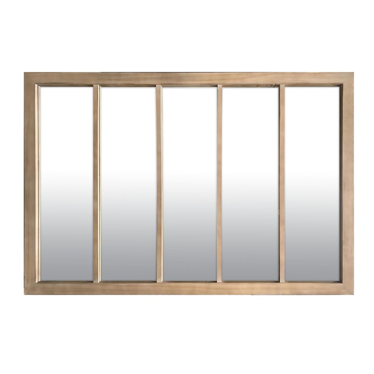   Miroir bois clair 140x90cm  140x90cm