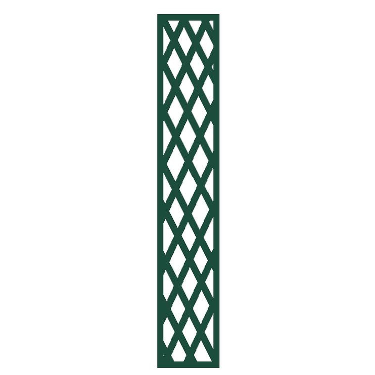   Treillages Colonne Maille Losange 12Cm 0,3X1,97M Vert Vert gazon ou herbe 30x197cm