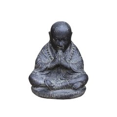 Schilliger Sélection Monks, casted - East Java Petit moine assis finition antique  18x16x20cm