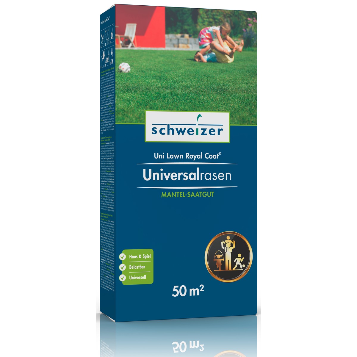 Schweizer  Semence Gazon enrobés Uni-Lawn Coat 50m2  