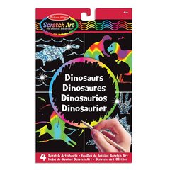 Melissa & Doug  Scratch Art - Pochette - Dinosaures  