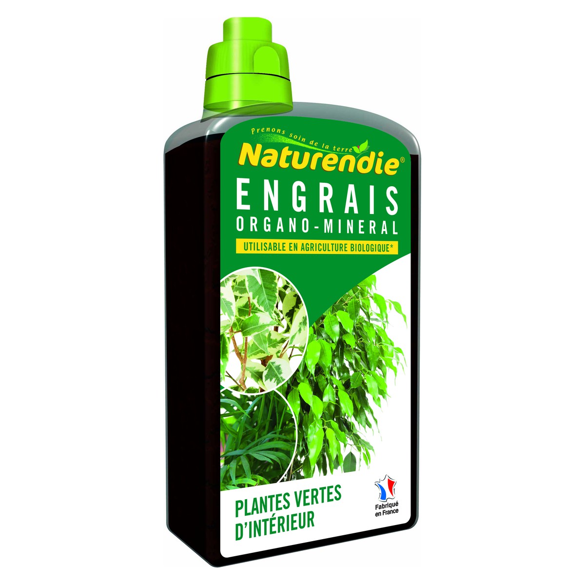 Naturendie  Engrais Plantes vertes d'interieur  1 L