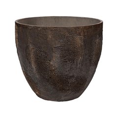 Potterypots Oyster Jesslyn M Imperial Brown Brun bronze 60x52cm 112L