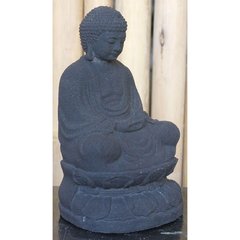 Schilliger Sélection Sculptures from Yogyakarta Bouddha assis - Japon, sur socle hauteur 19cm  11x10x19