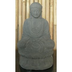 Schilliger Sélection  Bouddha assis - Japon, sur socle de 50cm de haut  28x25x48