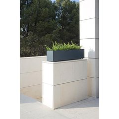   Metal Planter Balcony 100x25x25cm Antracita Gris anthracite 100x25x25cm