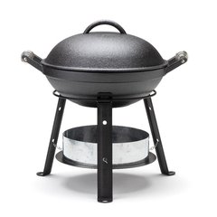  CAST IRON AND COOKING Barebones All-In-One Cast Iron Grill Noir 440x350x230mm