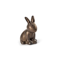 Schilliger Sélection Fig Poterie Trading Lapin Assis ST Brun bronze 19x25cm