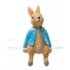  Peter Rabbit Figurine Peter Rabbit assis sur un pot  10x5x5.5cm