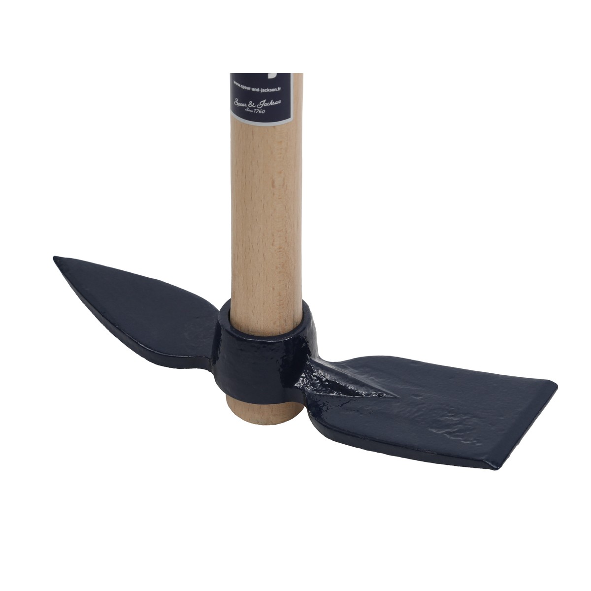 Spear & Jackson Petits outils de jardin Serfouette forgée panne et langue de 21cm manche bois 100% PEFC  46.5x21.5x5.6cm