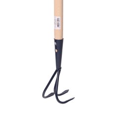 Spear & Jackson Grands outils de jardin Griffe soudée à douille 3 dents manche bois 130 cm 100% PEFC  144x9x10cm