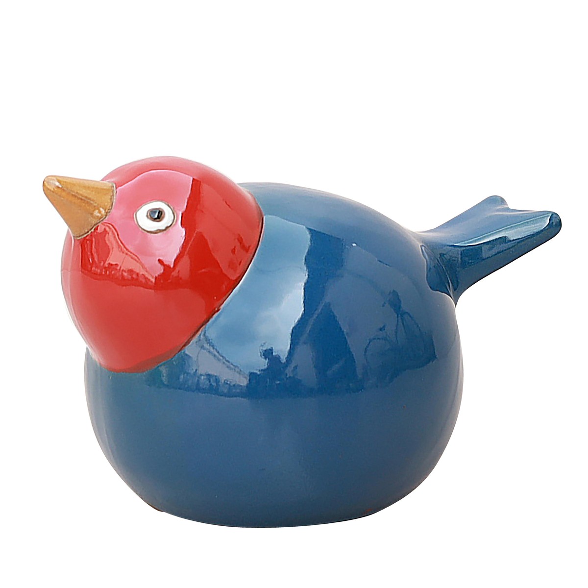 Schilliger Sélection  Oiseau Happy 22 Bleu canard 22x15.5x14cm